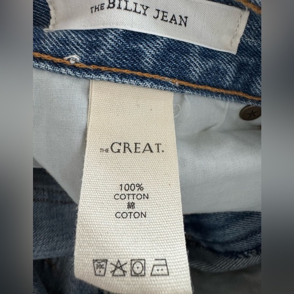 NEW NWOT THE GREAT. billy jean in road house wash 29 high rise - Picture 15 of 16